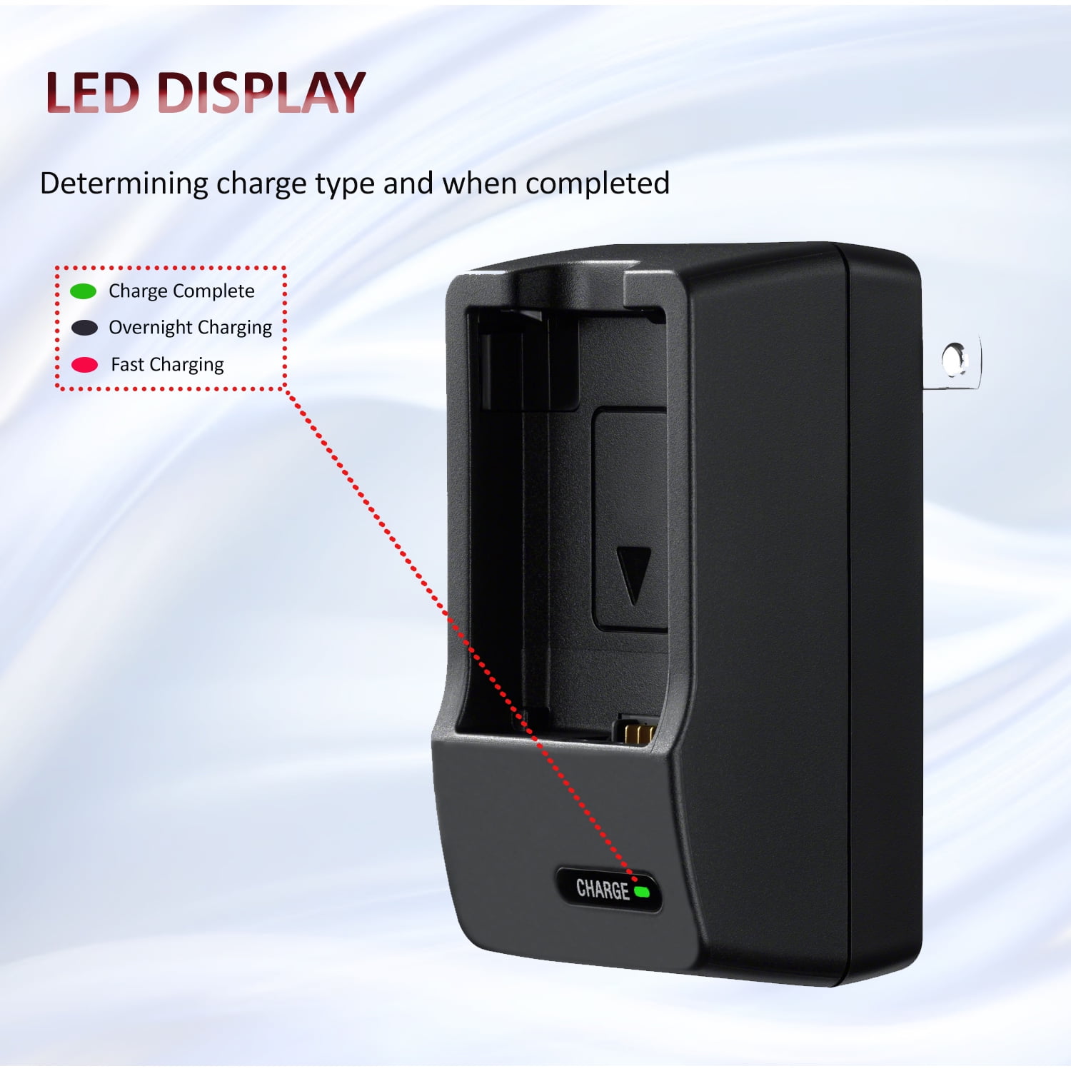 Battery Charger Compatible With Canon PowerShot SX740 HS . Universal Voltage (100-240V), Portable Compact Design, Flip Out Plug (Includes Car Charger)