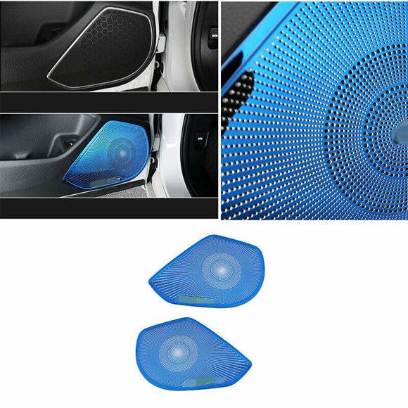 2X for Honda for Accord 10th 2018-2022 Blue Inner Door Horn F for Ram e Speaker Cover Trim