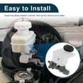 thumbnail image 7 of Unique Bargains Brake Master Cylinder for Kia Rio 2006-2011 Durable No.585101G100 Engine Compartment Hydraulic Master Cylinder Silver Tone,White with Reservoir 1 Pcs, 7 of 7