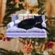 thumbnail image 2 of Adorno acrílico de gato negro para Navidad, divertidos artículos para fiestas navideñas. Estilo C, 2 of 7