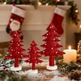 thumbnail image 7 of Non-Woven Mini Christmas Tree Desktop Decoration Set Festive Tabletop Xmas Tree Kit Small Christmas Tree Decorations for Home Office Desk Holiday Seasonal Decor, 7 of 7