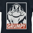 thumbnail image 2 of Girl's Snow White and the Seven Dwarfs Grumpy Box Logo  Graphic Tee Navy Blue Medium, 2 of 4