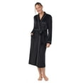 thumbnail image 2 of Aria Women's Stretch Velour Long Sleeve Wrap Sleepwear Robe with Pockets, Sizes XS-5X, 2 of 5