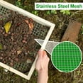 thumbnail image 4 of OUSITAID Soil Sifter Lightweight Wood Sifter for Rocks Multifunctional Hand Held Garden Dirt Sifter with Sifting Screen, 4 of 9