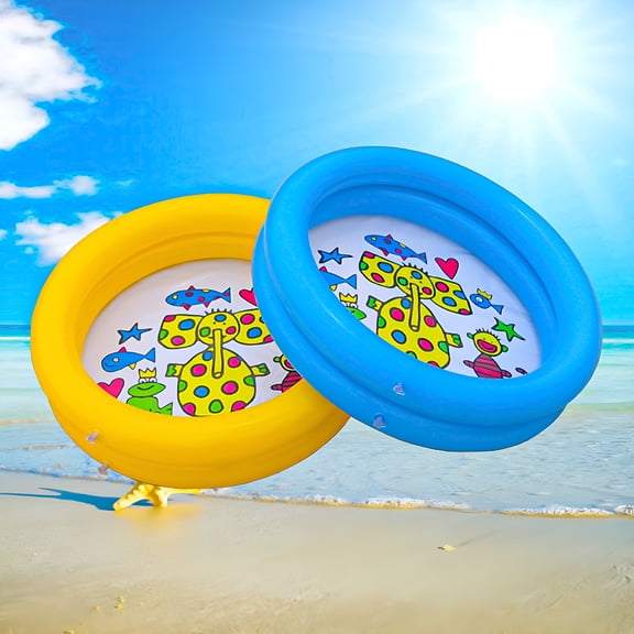 BESTSKY Kids Swimming Pools Inflatable Pool Thicken Blow Up Round Swimming Pool for Kids Baby Toddler Outdoor Summer Water Party Supply