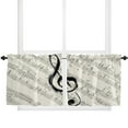 thumbnail image 5 of Music Notes Sheet Vintage Curtain For Living Room Kids Bedroom Kitchen Window Curtains Home Interior Drapes, 5 of 6