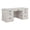 Distressed White, variant on Coaster Altidore 68" 7-Drawer Wood Executive Desk in Distressed White