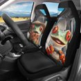 thumbnail image 2 of POLERO Funny Frog Car Design Front Seat Cover for Women, 2pcs Vehicle Seat Covers Easy to Install Thin Car Front Seat Cover, 2 of 13