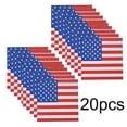 thumbnail image 3 of 4th of July Napkins, 25PCS Red White and Blue Star & Flag Pattern Cocktail Napkins, Patriotic Disposable Tableware for Independence Day Party Decor, 3 of 10