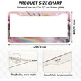 thumbnail image 3 of Unicorn License Plate Frame, Aluminum Car Tag Frames, 2 Pack Universal Car License Plate Covers with 2 Holes and Screws Decorative, 3 of 7