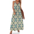 thumbnail image 1 of Nuevo vestido sin mangas de cerámica siciliana vestidos de lujo vestido elegante, 1 of 7