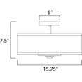 thumbnail image 2 of Maxim Lighting - Three Light Semi Flush Mount - Semi-Flush Mount - Metro-Three, 2 of 2