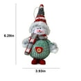 thumbnail image 3 of Christmas Decorations Christmas Gift Plush Ornaments For Kid Christmas Tree Decorations Plush Pendant Hanging Ornaments For Christmas Tree Hanging Decorations Santa Claus Snowman Reindeer, 3 of 8