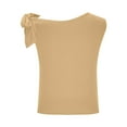 thumbnail image 6 of Timegard Tank Top for Women Knot Strap Sleeveless Slim Comfy Cropped Going out Tops Summer Fashion, 6 of 7
