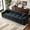 Black|Overzized, variant on Aukfa 99" Oversized Cloud Sofa Boneless Couch 4-Seater Tufted Upholstered Sofa for Living Room, 2 Pillows, Corduroy, Green