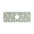 thumbnail image 7 of Yayeee Faucet Mat for Kitchen Sink 14.7" Diatomite Long Splash Guard Pad, Green Floral Cat Pattern, 7 of 7