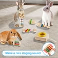 thumbnail image 2 of 6 Pcs Wooden Bunny Toys, Safe Rabbit Toys, Multi-Colored Bite-Resistant Guinea Pigs Toys for Chinchillas Hamsters Small Animals Playing Indoor Outdoor Bunny Gifts, 2 of 7