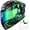Legend Green, variant on ILM Motorcycle Helmet Full Face with Pinlock Compatible Clear&Tinted Visors and Fins Street Bike Motocross Casco DOT(Manta Blue, X-Large)
