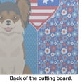 thumbnail image 5 of Longhaired Black and Red Chihuahua Glass Cutting Board Large 12 in x 15 in, 5 of 5
