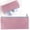 Z-3-Pink-8.27x3.35 Inch, variant on Plain Canvas Pencil Bag, Simple Zipper Stationery Pencil Pouch, Blank DIY Pen Case, Multi-Purpose Canvas Pencil Pouch, Solid Color Lightweight Storage Pen Holder 1Pcs