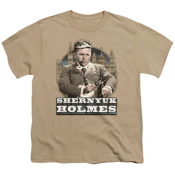 Three StoogeS/Shernyuk Holmes S/S Youth 18/1 T-Shirt Sand