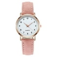 thumbnail image 2 of LINMOUA Ladies Watches Diamond-Studded Luminous Retro Female Watch Belt Quartz Watch Mother's Day Valentine's Day Gifts for Her Pink, 2 of 2