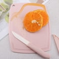 thumbnail image 4 of ROBOT-GXG Chopping Board Plastic Kids Fruits Vegetables slicing Board Kitchen Cooking Utensil, 126448, Pink, 4 of 7