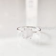 thumbnail image 3 of Hexagon Moonstone Ring, 925 Sterling Silver, Women Ring, Natural Rainbow Moonstone, June Birthstone, Christmas, Thanksgiving, Tiny Dainty Ring, Handmade, Statement Jewelry, Wedding, Anniversary Gift, 3 of 8