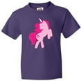 thumbnail image 3 of Inktastic Pink unicorn Youth T-Shirt, 3 of 5