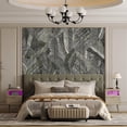 thumbnail image 3 of Mesita de noche moderna Nightstand Veegle con cajón de almacenamiento, color gris, 3 of 9