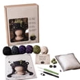 thumbnail image 2 of DIY Crochet Hat Kit, Highland Cow & Magic Cauldron Crochet Starter Set, Yarn Pack with Hooks Accessories, Beginner Friendly Handmade Craft Kit for Holiday Gift, 2 of 3