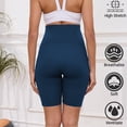 thumbnail image 6 of DDLUYY Women's Plus Size Butterluxe Tummy Control High Waist Yoga Shorts Workout Athletic Biker Shorts with Pockets 3-Pack, 6 of 6