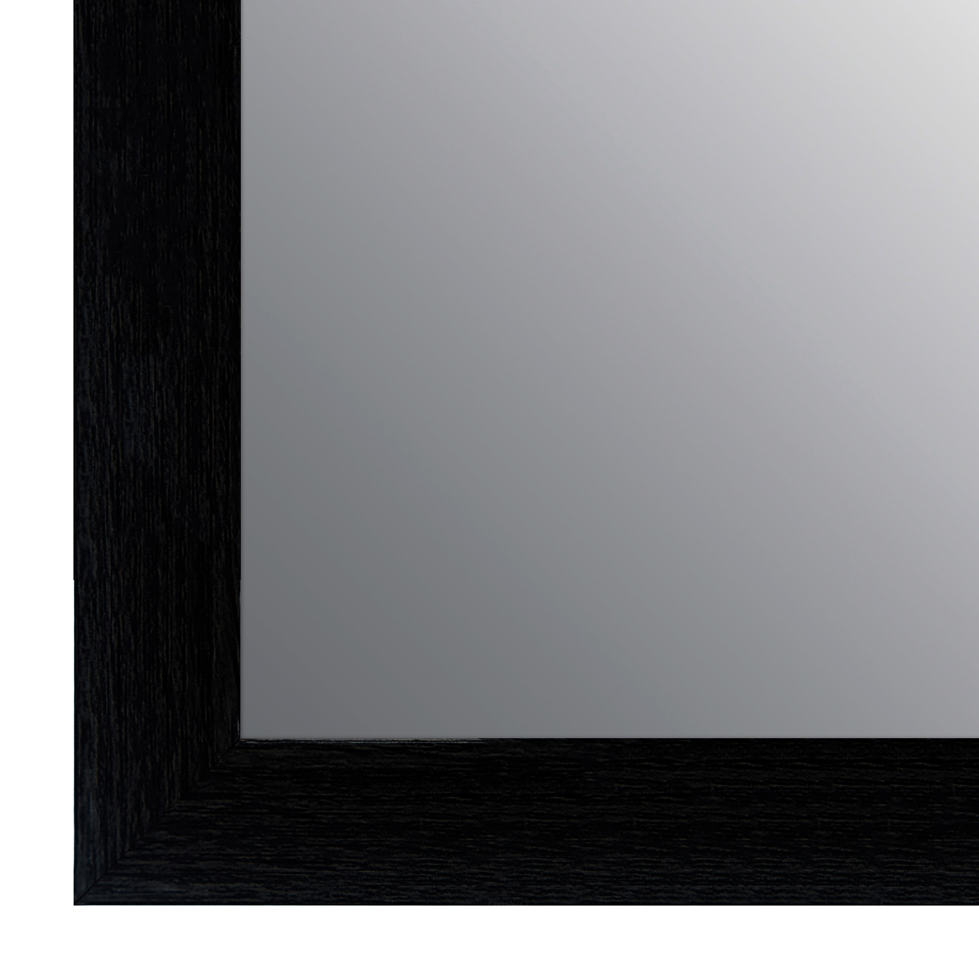 Framed Black Floor Free Standing Mirror with Easel 16"x57" by Gallery Solutions - image 3 of 5