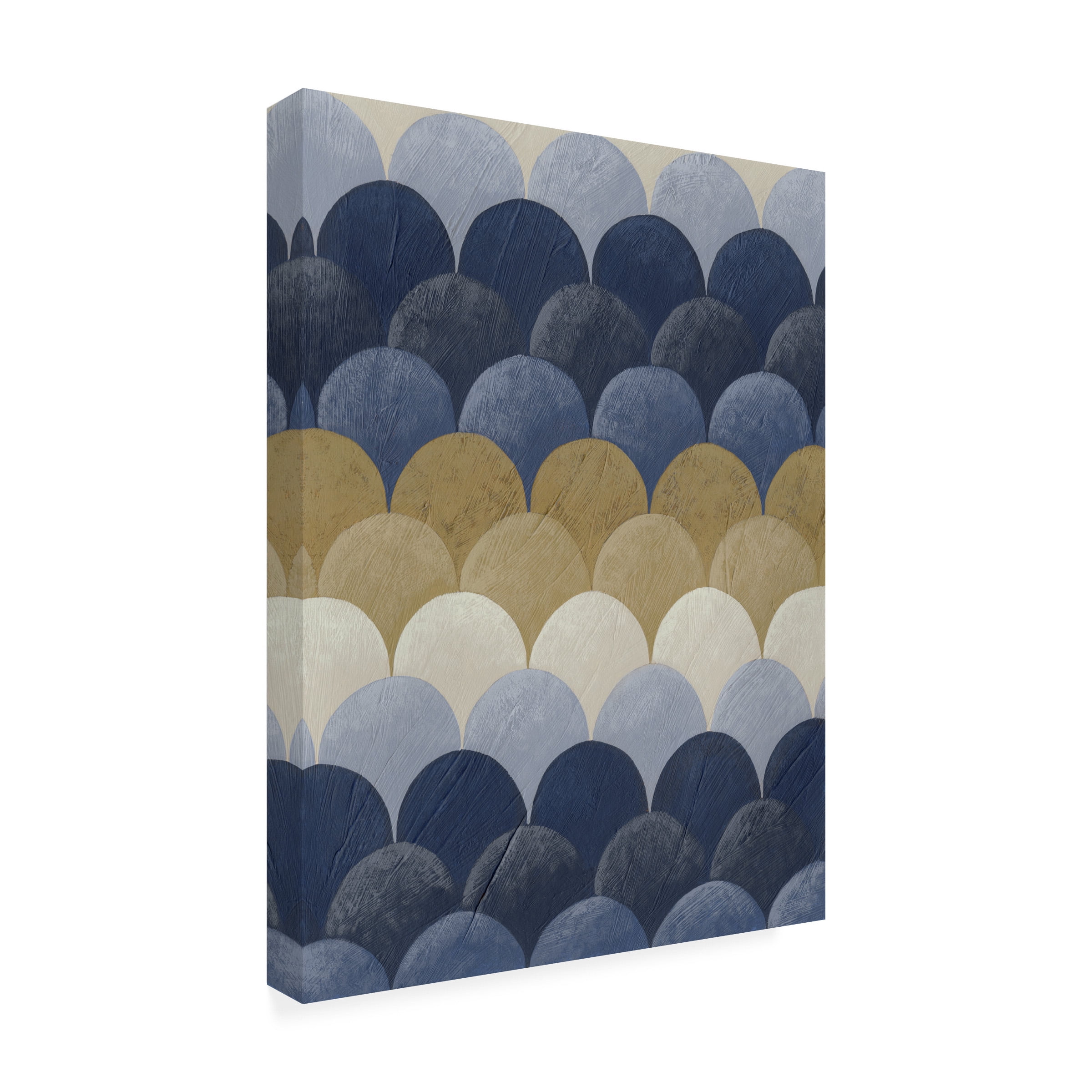 Chariklia Zarris 'Navy Motif II' Canvas Art