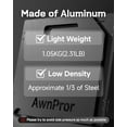 thumbnail image 3 of Aluminum Camping Stove Windscreen,Lightweight Foldable Outdoor Wind Blocker Gas Stove Windshield Wind Screen with Storage Bag for Camping,Glamping,Hiking,Picnic,Backpacking,Cooking,Fishing, 3 of 7