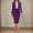 Purple, variant on Women's Elegant 2 Piece Outfit Skirt Suit Set Casual Outfits for Work Business Full Bathing Suit with Skirt