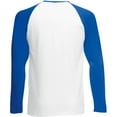 thumbnail image 2 of Fruit Of The Loom T-Shirt de Baseball à Manches Longues pour Hommes, 2 of 2