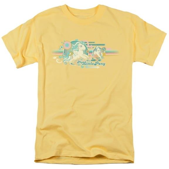 My Little Pony Retro - Retro Stripes - Short Sleeve Shirt - Medium