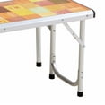 thumbnail image 2 of Coleman Pack-Away Portable Camping 4 Person Mosaic Picnic Table Set w/ Benches, 2 of 6