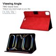 thumbnail image 4 of GSFY Case for 2024 iPad Pro 11 Inch 5th Generation (M4), Slim Smart Premium PU Leather Wallet Stand Protective Shell with Auto Sleep Wake Feature for iPad Pro 11 5th Gen, NP Red, 4 of 8