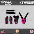 thumbnail image 2 of Kalair GFX Graphics Kit for Ktm SX85 SX105 (2003-2005) Cyrus Series, 2 of 5