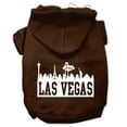 thumbnail image 1 of Las Vegas Skyline Screen Print Pet Hoodies Brown Size Sm (10), 1 of 1
