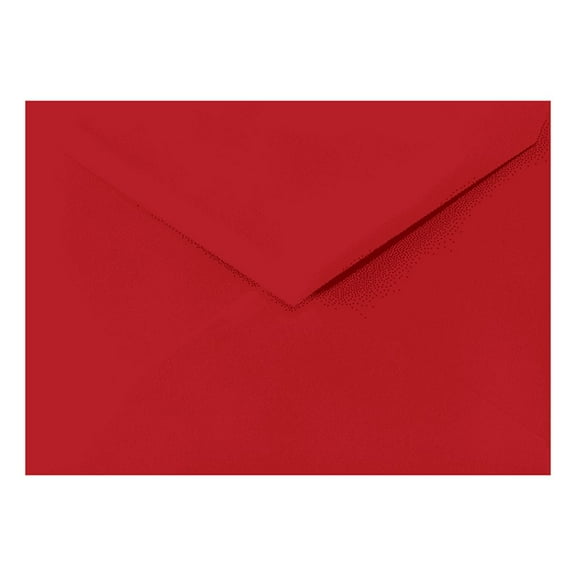 LUXPaper A1 Pointed Flap Envelopes, 3 5/8 x 5 1/8, 80 lb. Ruby Red, 500 Pack