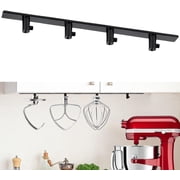 PQPO 4 Pack Stand Mixer Attachment Holders Compatible with Kitchenaid Mixer Accessories,for Storage Organize Your Kitchen Aid Attachments(Black)