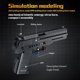 thumbnail image 3 of Modelo de pistola técnica de águila del desierto, bloques de construcción, armas militares de la Segunda Guerra Mundial M1911 G18 Usp M92 PPK, pistola MOC, ladrillos, juguetes para montar, regalo, 3 of 5