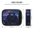 thumbnail image 5 of Sikiie Starry Sky Meditating Chimpanzees Luggage Handle Wraps for Suitcases Travel Accessories(2 Pack), 5 of 9