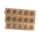 thumbnail image 5 of Estante de madera para almacenar aceites esenciales, expositor de aceites de mesa, soporte para fragancias de mesa. 3 capas de color oscuro, 5 of 9