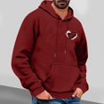 thumbnail image 2 of Bowake Sweat à Capuche Oversize pour Hommes, Cadeau de Saint-Valentin, 2 of 4