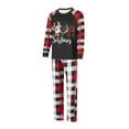 thumbnail image 3 of DuAnyozu Christmas Santa Hat Pattern Family Matching Pajamas,2-piece,Unisex,Sizes Baby-Kids-Adult, 3 of 10