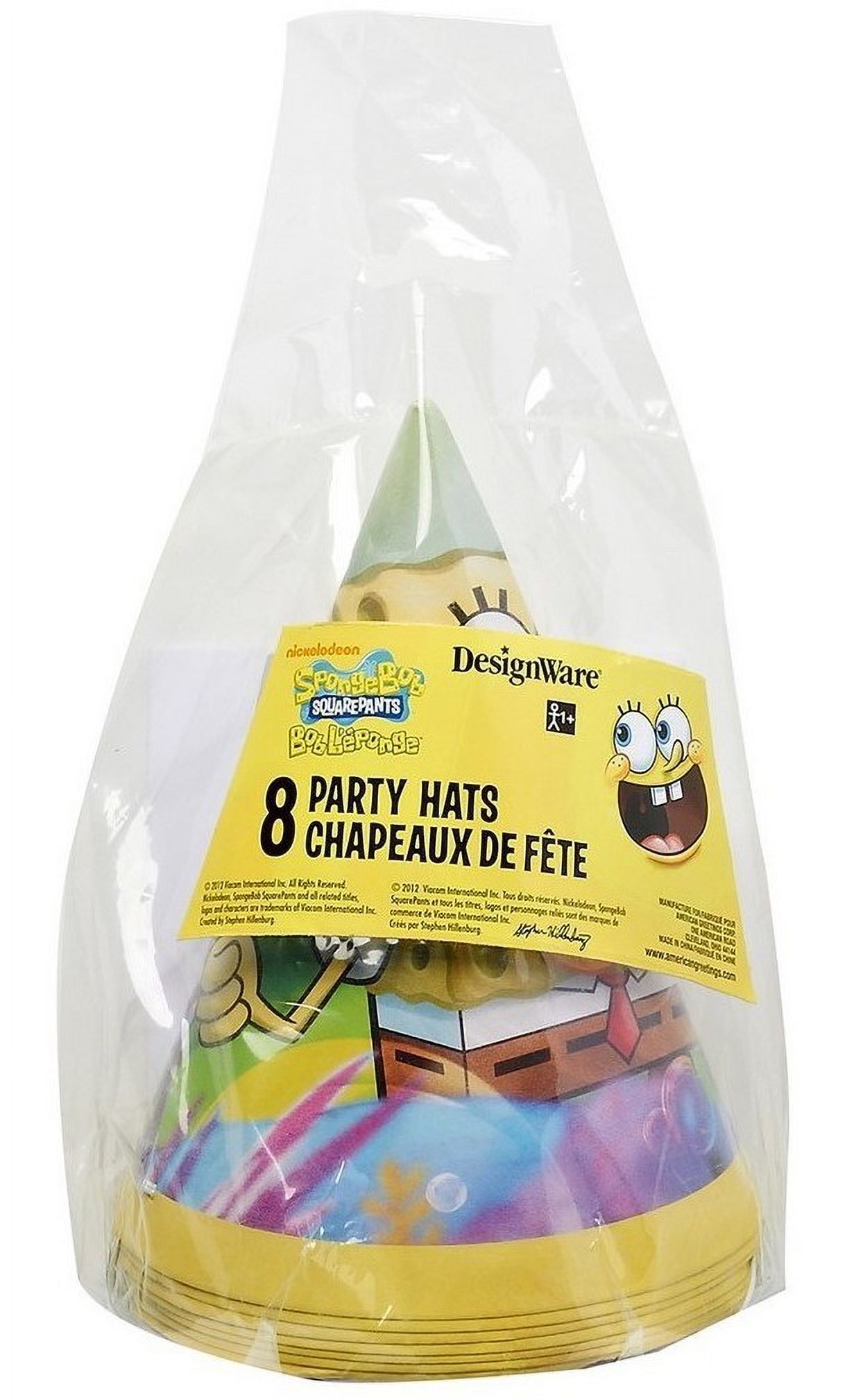 SpongeBob SquarePants Party Hats, 8ct - image 3 of 4